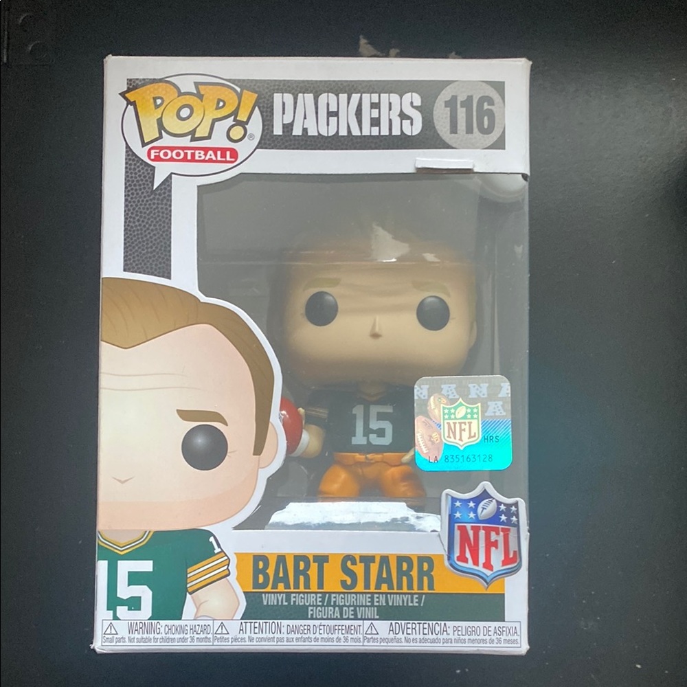 Funko Pop! NFL Packers Bart Starr Vinyl Figure